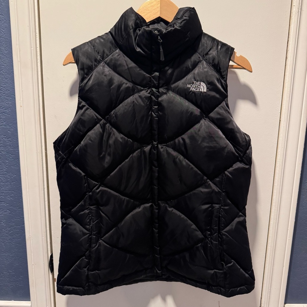 The North Face Women's Black puffer vest